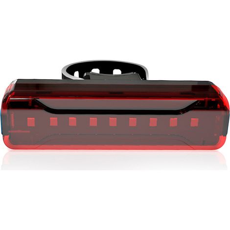 Feu arriere velo rechargeable USB 2600mAh 12 modes eclairage longue autonomie IPX5 pour velo electrique VTT (1/5)