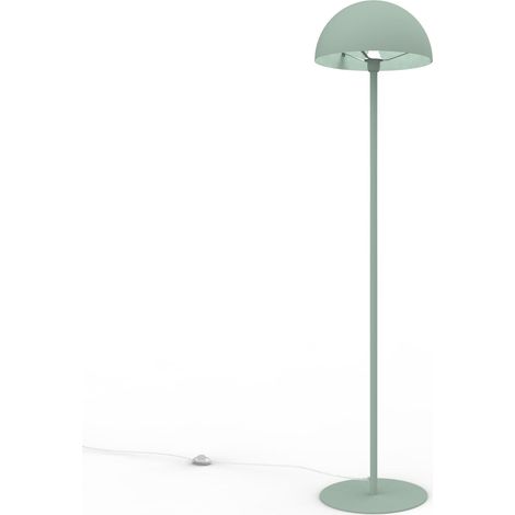 LUMICOM  CASSIS Piantana, 1XE27, max 42W, metallo, iceberg green, D40cm H160cm