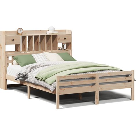 Maison Exclusive - Letto Libreria senza Materasso 140x190 cm in Legno di Pino