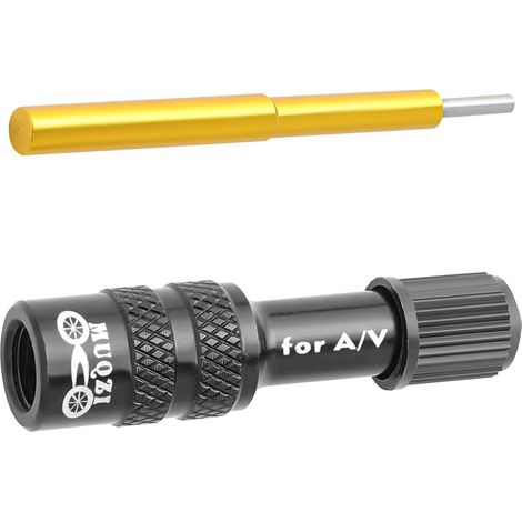 Adattatore per pompa forcella bicicletta, adattatore forcella bicicletta Adattatore valvola Schrader in lega di alluminio Accessori per pompa pneumatici per MTB, mountain bike, bici da strada