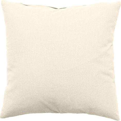 Coussin uni effet Bachette déhoussable - 60 x 60 cm