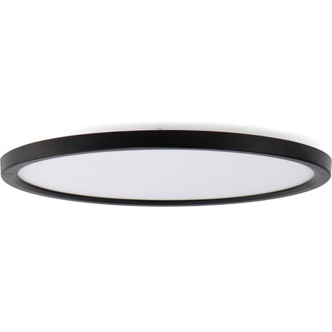 IluminaShop - Plafon LED Soft 24W Black IP20  3000+4000+6000 (1/2)