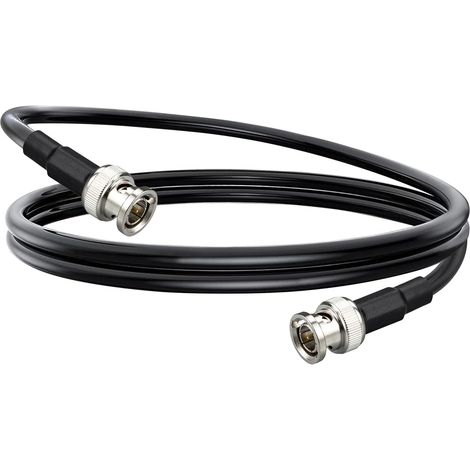 Mâle Vers Mâle 1M RG6 Câble Coaxial D'extension 75 Ohms Faible Perte Coaxial Câble RG6 Pour Vidéo DVR Oscilloscopes Caméras De Surveillance CCTV (1/5)