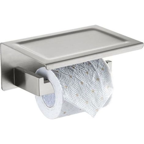 royaluxe - Porte Papier WC 200 x 120 mm coleur de Argent Robinetterie de salle de bain (1/4)
