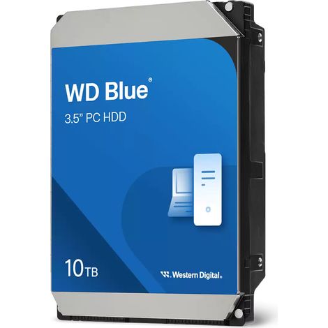 Western Digital Blue WD100EAGZ disco duro interno 10 TB 7200 RPM 512 MB 3.5" Serial ATA III