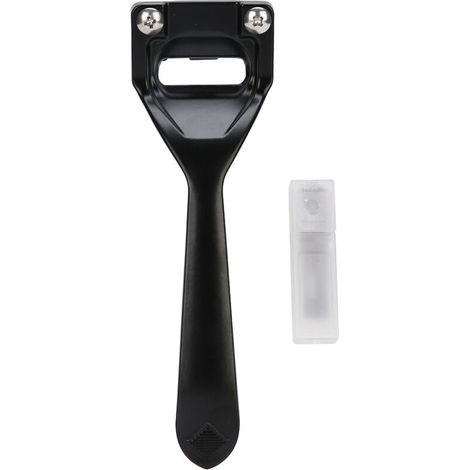 Couteau à Découper le Cuir, Outil de Sculpture Portable en Alliage pour Travaux Manuels (Noir avec 3 Lames) (1/5)