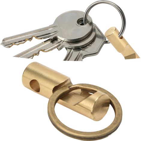 Kreativer Flaschenöffner in Schlüsselanhängerform aus Metall, Küchen- und Baraccessoire. (1/5)