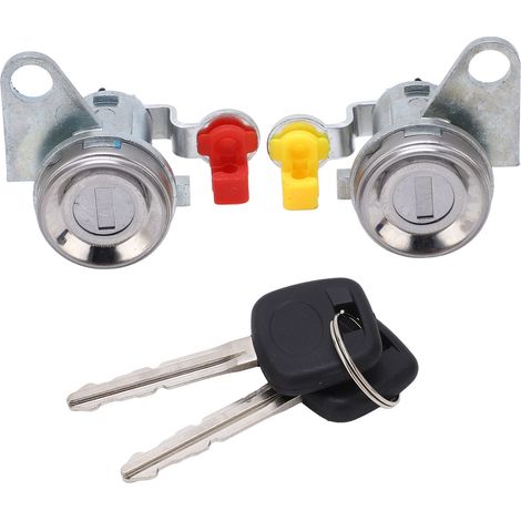 paire de cylindres de serrure de porte de voiture avec clés