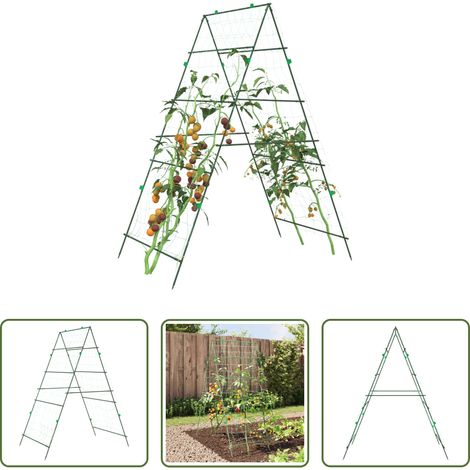 Cadre en A - Treillis de jardin pour plantes grimpantes forme de A acier (1/5)