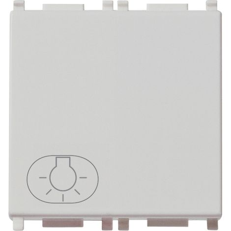 VIMAR - 14008.2.L.SL 1P NO 10A botón de luz 2M Plata
