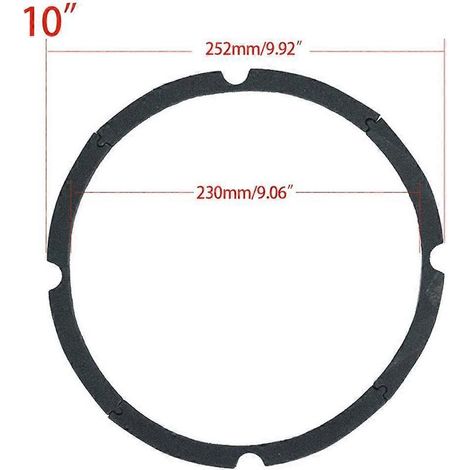 Tampon Mousse pour Haut-Parleur Woofer, 4 ou 8 Trous, DIY pour Enceinte Acoustique (1/4)