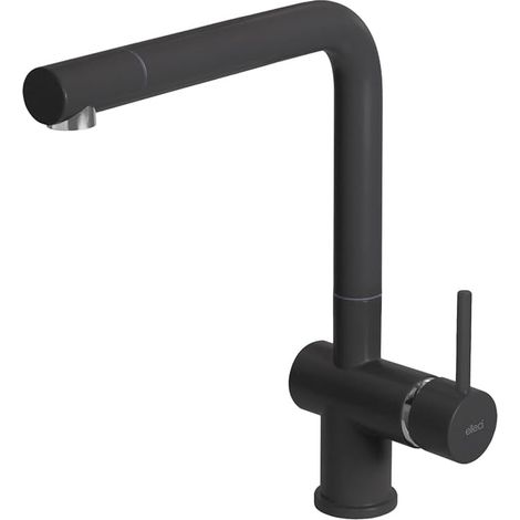 Elleci Stream G40. Tipo di beccuccio: Standard, Colore del prodotto: Nero, Materiale del rubinetto: Granitek. Altezza sopra la superficie di fissaggio (max): 31 cm - MGKSTR40 (1/2)