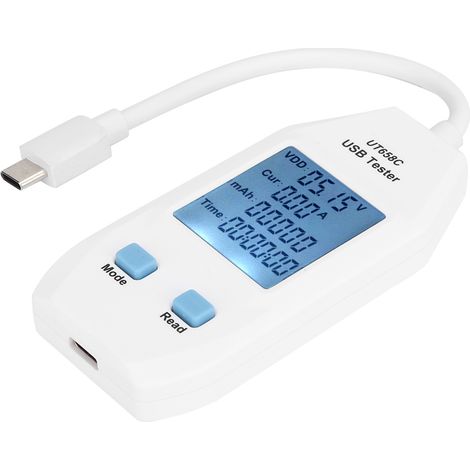 Testeur de courant, de tension, de puissance et de capacité pour équipement de charge portable UNID UT658C (1/5)