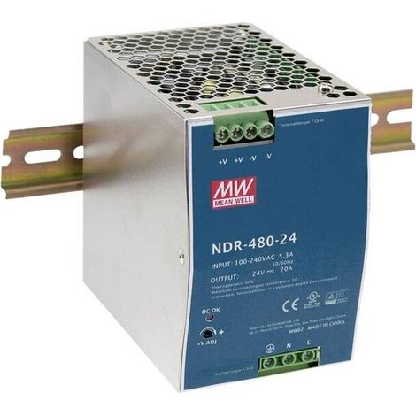 [GEBRAUCHT] B-Ware Mean Well NDR-480 Netzteil Hutschienen-Netzteil NDR-480-48 Stromversorgung 500W (1/2)