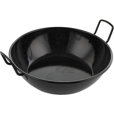 Bol PAELLA WORLD - 30 cm - Smaltato - Nero - Accessori Barbecue (1/2)