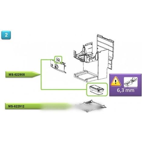 Carte electronique pour Cafetiere KRUPS MS-622908