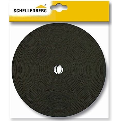 SCHELLENBERG 81204 SANGLE DE VOLET ROULANT MARRON 18 MM X 12,0 M