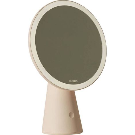 [NEUWERTIG] B-Ware Philips Spiegelleuchte Schminkleuchte Led Lichtmodi Metall Usb Rosé Dsk205 4,5 W (1/2)