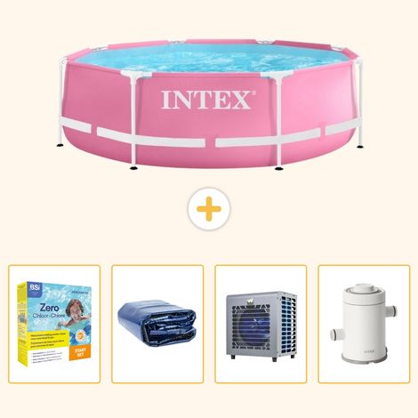 Intex Piscine Tubulaire Ronde - 244x76 cm - 5-pièces S157 (1/5)