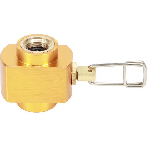 Cartouche de remplissage G1/4 DN8 pour réchaud de camping, adaptateur de valve de gaz extérieur, accessoire pour réchaud à gaz (1/5)