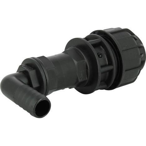 Raccord coudé cannelé 20 mm - kit couplage cuve (1/3)