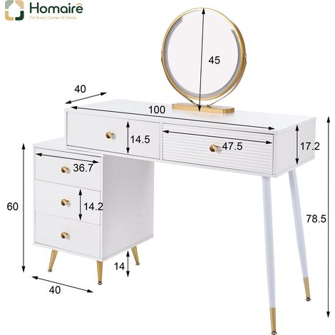 Colonnes de rangement en tissu blanc avec couchage coulissant 100 x 40 x 78 cm HOMAIRE (1/5)