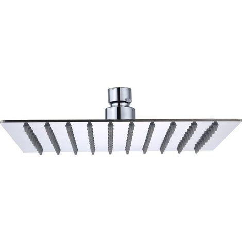 SOFFIONE DOCCIA INOX QUADRO 200X200 MM GROENLA