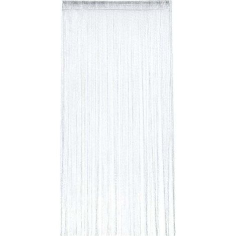 ZVD-Rideau Occultant Anti Mouche Rideau de Porte Panneau Moustiquaire Pailleté Fil Rideaux Décoration Mural Fenêtre Porte Salle de Frange 100 x 200 cm (1/4)