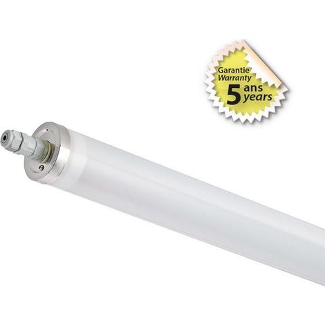Tubulaire LED Intégrées Opale Traversant 19W 2600LM 4000K 672 x Ø70mm Miidex Lighting® (1/2)
