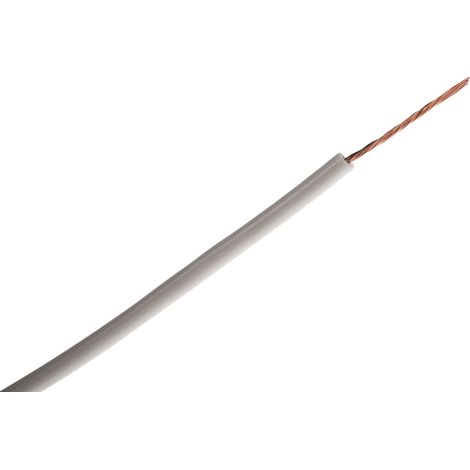 Câble triple homologation RS PRO, Blanc, Section 0,5 mm² 1 kV c.c., 600 V c.a., , Triple homologation ( Prix pour Bobine de 100 Mètres ) (1/2)