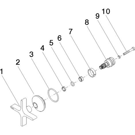 Dornbracht 90208001001-00 Pièces détachées Gr.