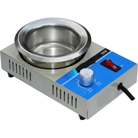 Micro Pot à souder à Flux sans Plomb 200W, Mini Pot à souder résistant aux Hautes températures for Le soudage de Petites Cartes PCB(ZB50C Lead) (1/5)