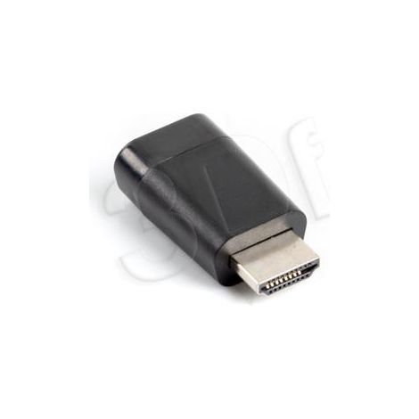 Lanberg AD-0016-BK Adapter HDMI-A (M) - VGA (F) schwarz (1/2)