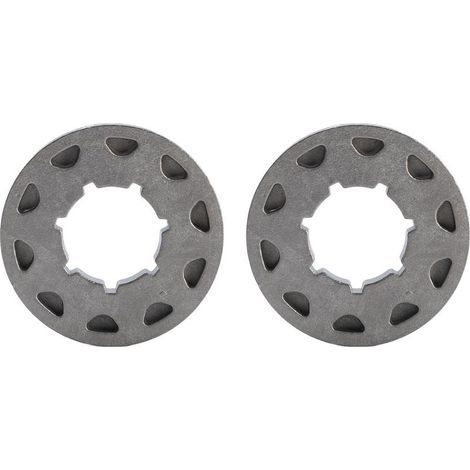 Pignon de jante de tronçonneuse 22mm, 2 pièces, 3/8 pouces-10, Construction robuste haute résistance pour 10 dents (1/5)