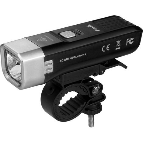 Fenix BC25R lampe vélo portable noir 600 lumens
