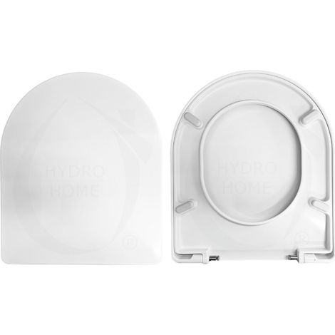 Copriwater Flo Kerasan termoindurente avvolgente bianco (1/4)