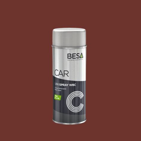 Bombe de peinture bi composant Rouge Oxyde RAL 3009 Mat