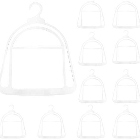 de 10 cintres transparents en plastique pour chapeaux (1/5)