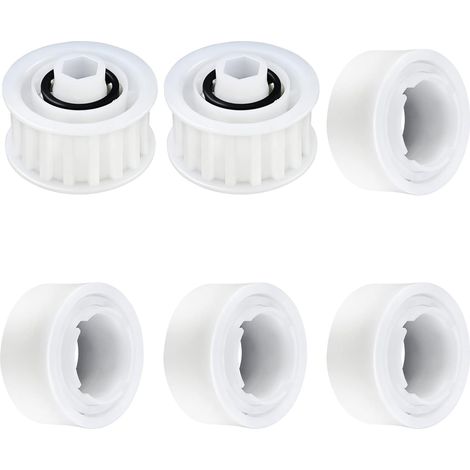 Ruota guida in 4 pezzi con 2 pulegge, codice articolo 3884997-R6, Dolphin, accessorio per la pulizia della piscina Premium Nautilus CC Plus (1/5)