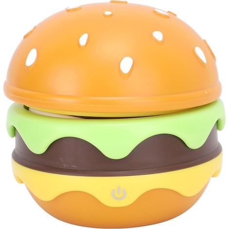 Lampe de Bureau LED Hamburger Tactile Intensité Variable USB Rechargeable Décoration (1/4)