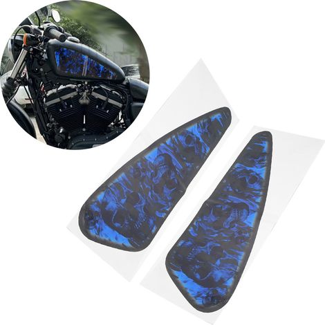Autocollant 3D Moto Réfléchissant PVC Multicolore Décoratif Universel Accessoire Moto