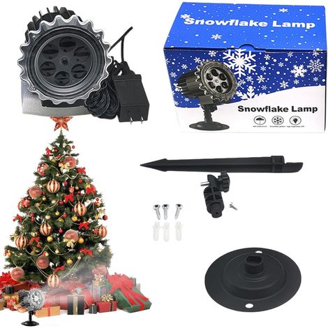 De Flocons De Neige Int rieur Lampe d Ambiance avec Chute de (1/5)