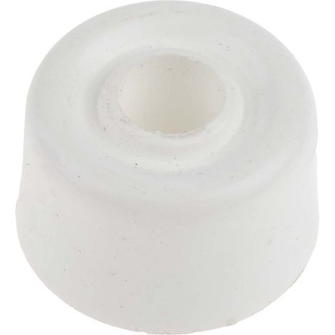 Arrêt de porte RS PRO en PVC Blanc, Dia. 32mm ( Prix pour Paquet de 4 ) (1/2)