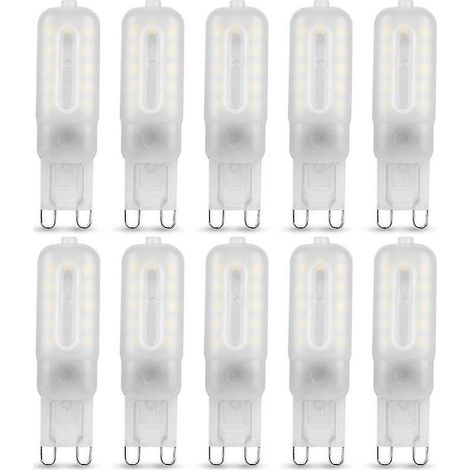 5W 6000K 220V LED-Lampe, 10er-Packung, ersetzt Halogenlampen, nicht dimmbar[D] (1/5)