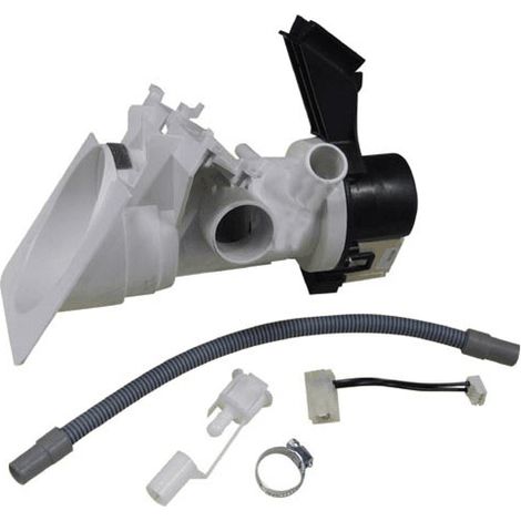 Pompe de vidange (55871-40003) (481231028144) Lave-linge BAUKNECHT, WHIRLPOOL, BAUCKNECHT, LADEN, IKEA WHIRLPOOL, IGNIS, BOSCH, (1/5)