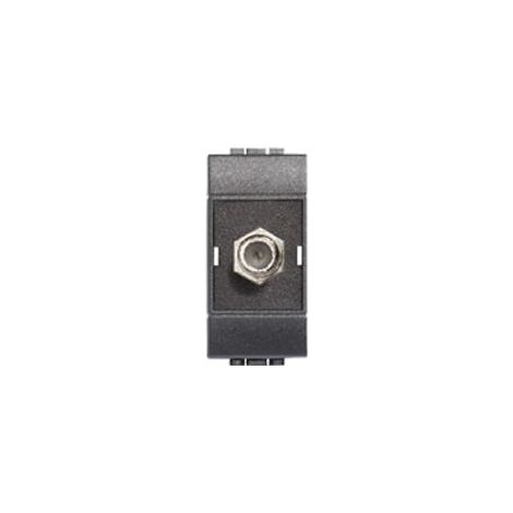 Connettore tv maschio presa f 1 modulo living international