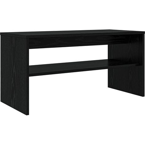 Meuble TV Chêne noir 80 x 35 x 40 cm Bois d'ingénierie