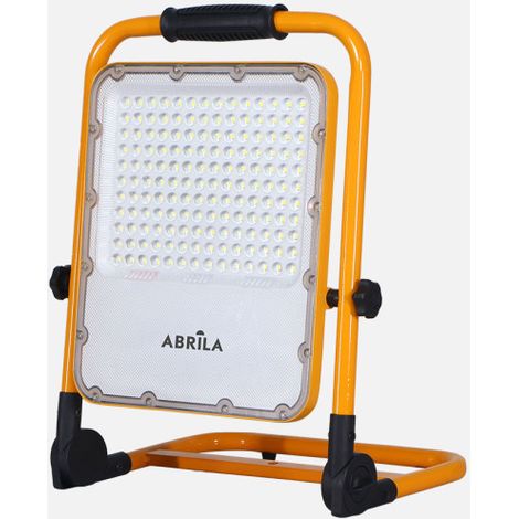 Proyector Inalambrico Brion 100w 6500k Amarillo 2970lm 4modos Ip65 Cable 1m Orientable 38,5x30,5x6,5cm