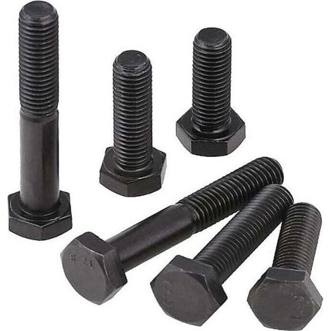 20 hexagonal head screws, external hexagonal screw with high resistance class 12.9, M6 40 mm, (1/4)