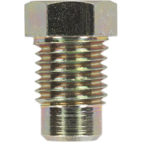 Sealey Brake Pipe Nut M10 x 1.25mm Long Male Pack of 25 BN10125LM